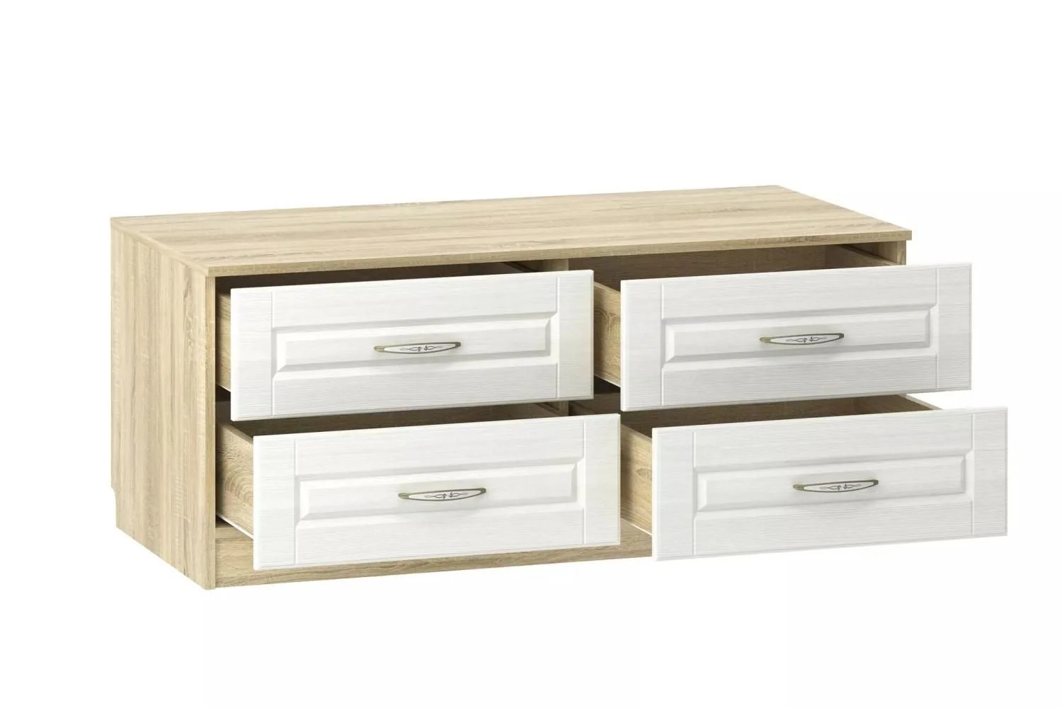 Гостиная Оливия 7 Дуб Сонома/белое дерево