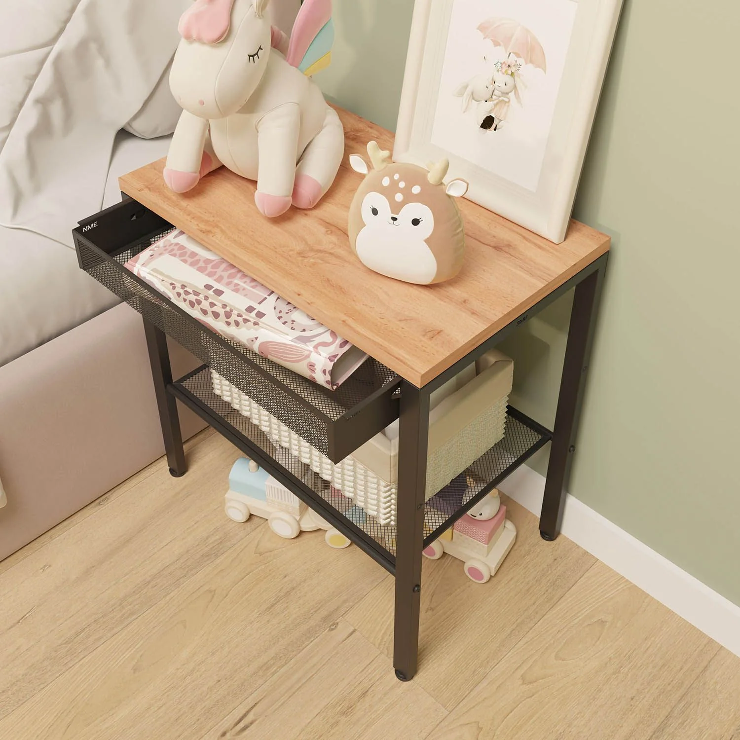 Тумба прикроватная Торонто 12ЛЯ Черный