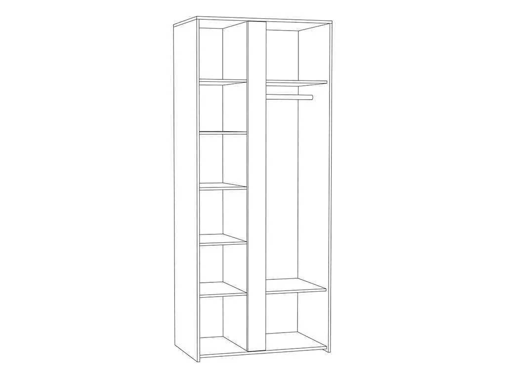 Трувор шкаф 13.204 Дуб Гранж Песочный/Интра