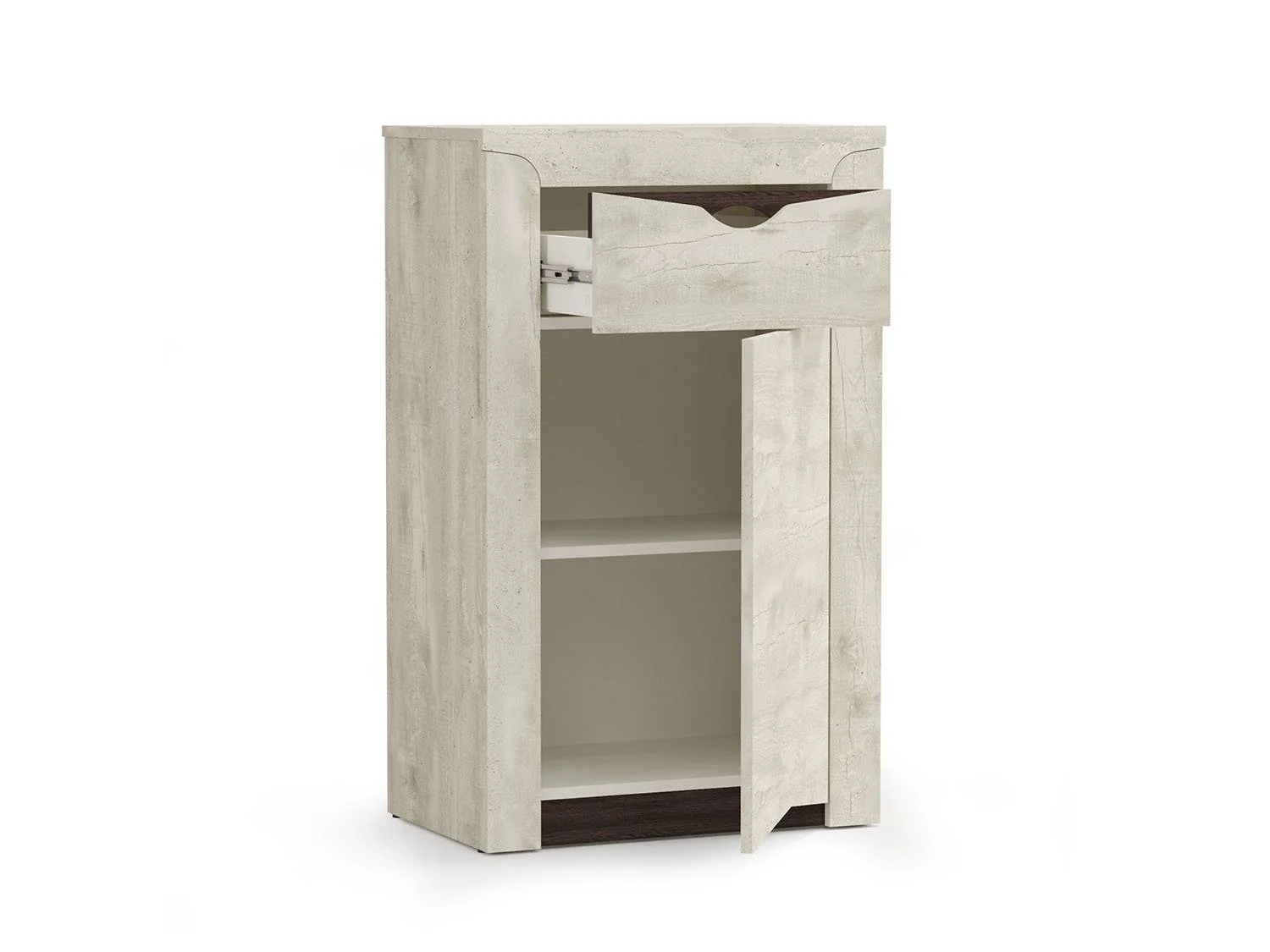 33.20 Лючия тумба бетон/венге