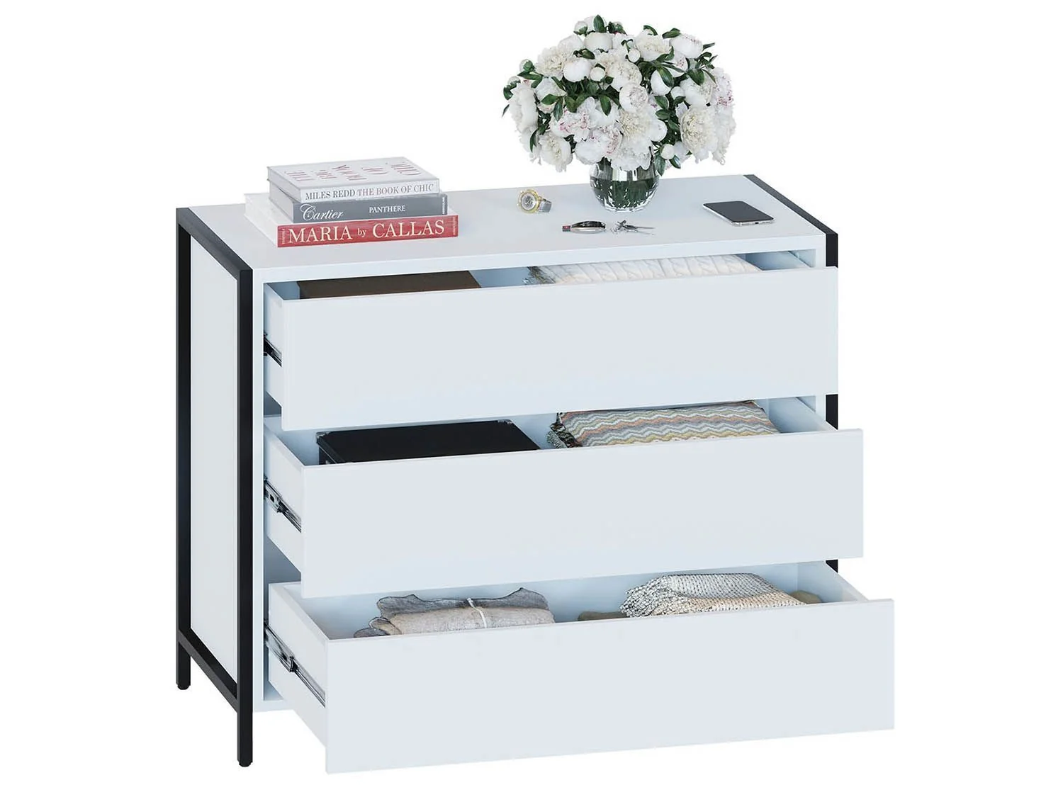 Комод Т-401 Белый