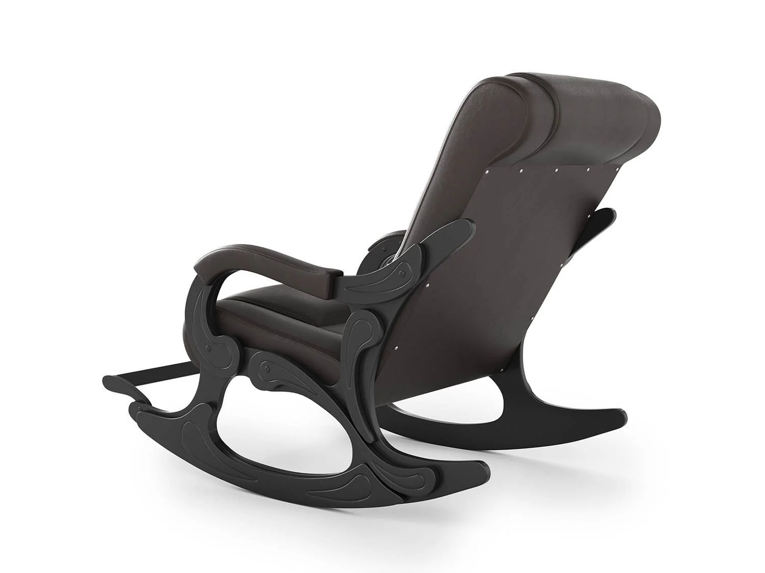 Кресло-качалка Родос Черный / Венге