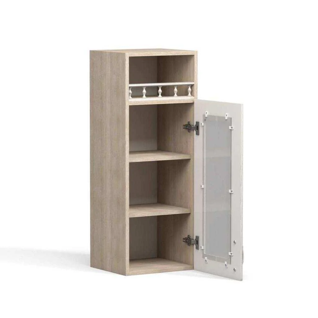 Анжелика шкаф навесной ШКН 350 ПВ/ясень патина В 920