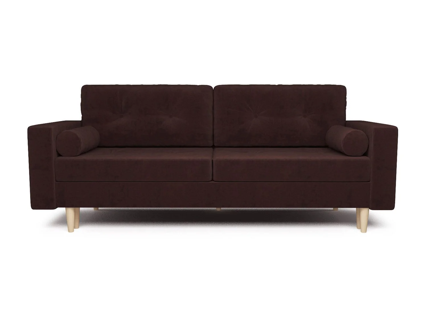 Диван Белфаст велюр шоколадный / НВ-178/16