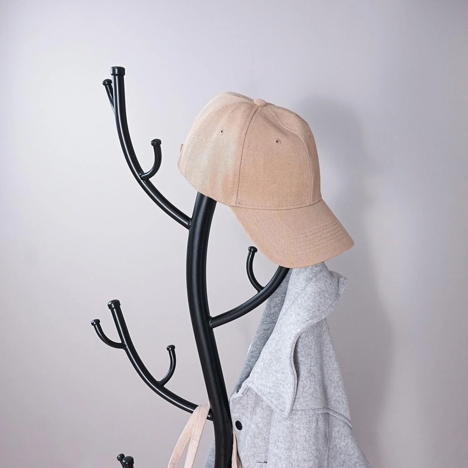 Вешалка напольная Дерево Черный