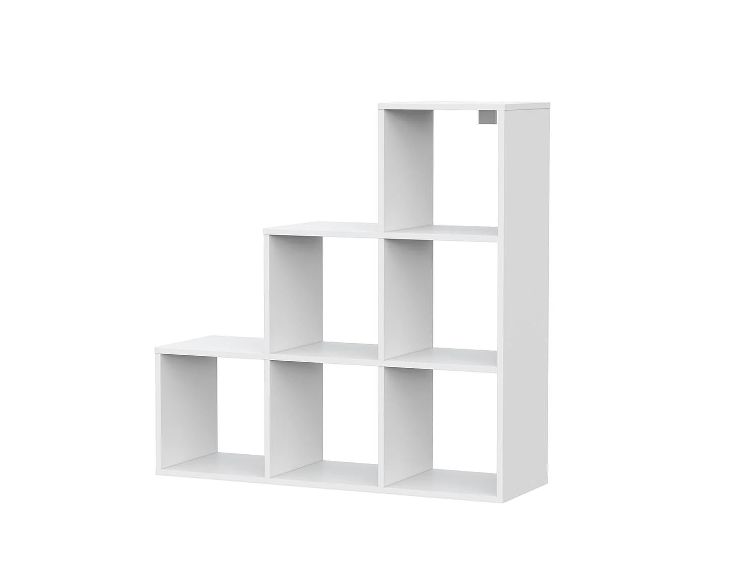 Токио стеллаж лесенка / Белый текстурный