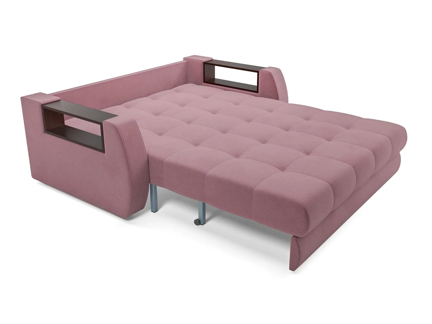 Диван Аккордеон Барон №3 велюр пудра НВ-178 18