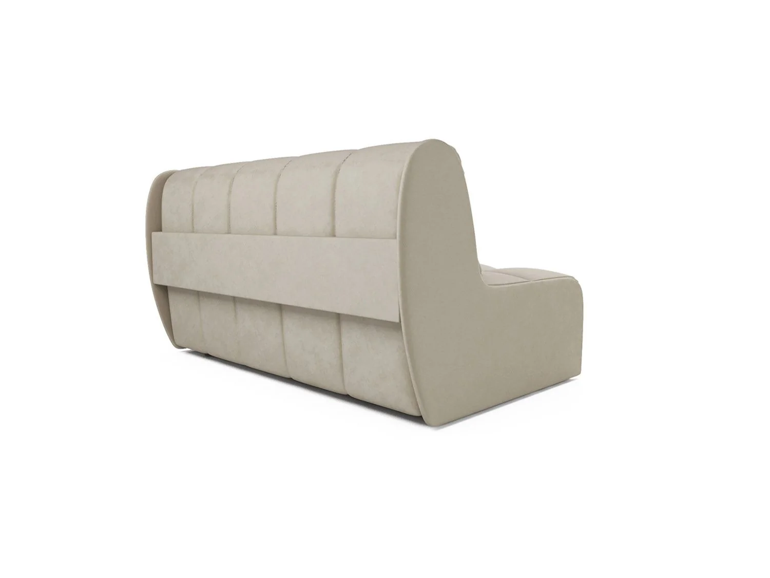 Диван Аккордеон Барон №2 бархат бежевый  STAR VELVET 6 LIGHT BEIGE