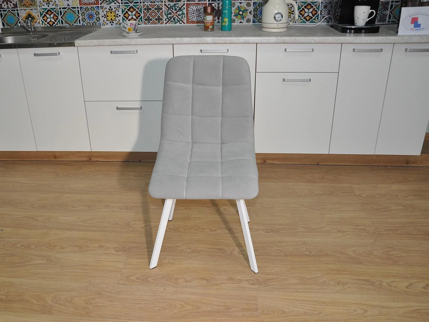 Стул ХИТ-2 / белый / серый