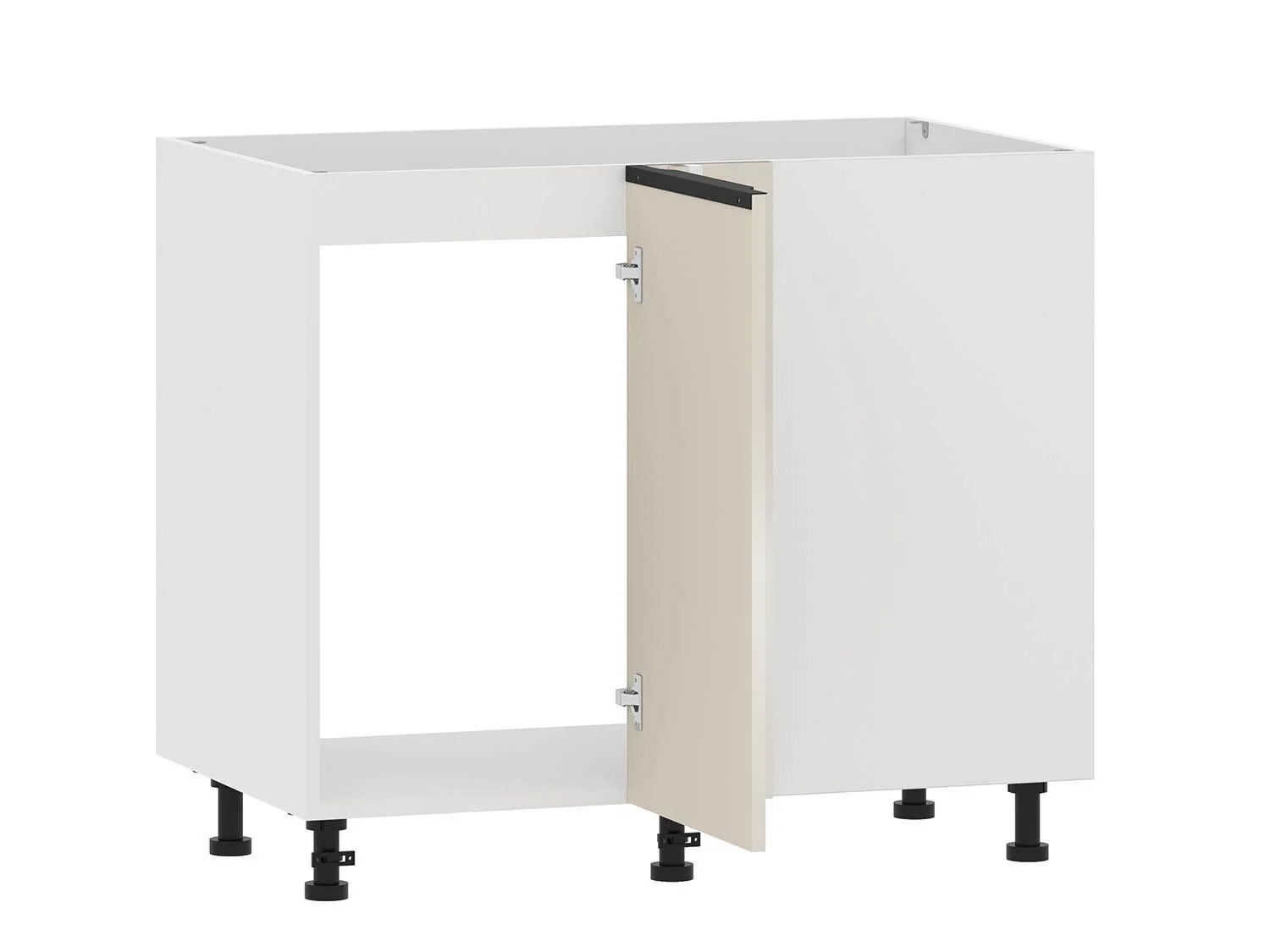 Арли 100.61.1000 тумба под мойку угловая Белый / Кашемир