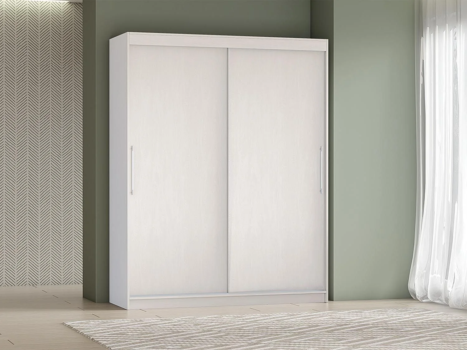 Шкаф-купе арт. 007 1,7 м / Ясень анкор светлый