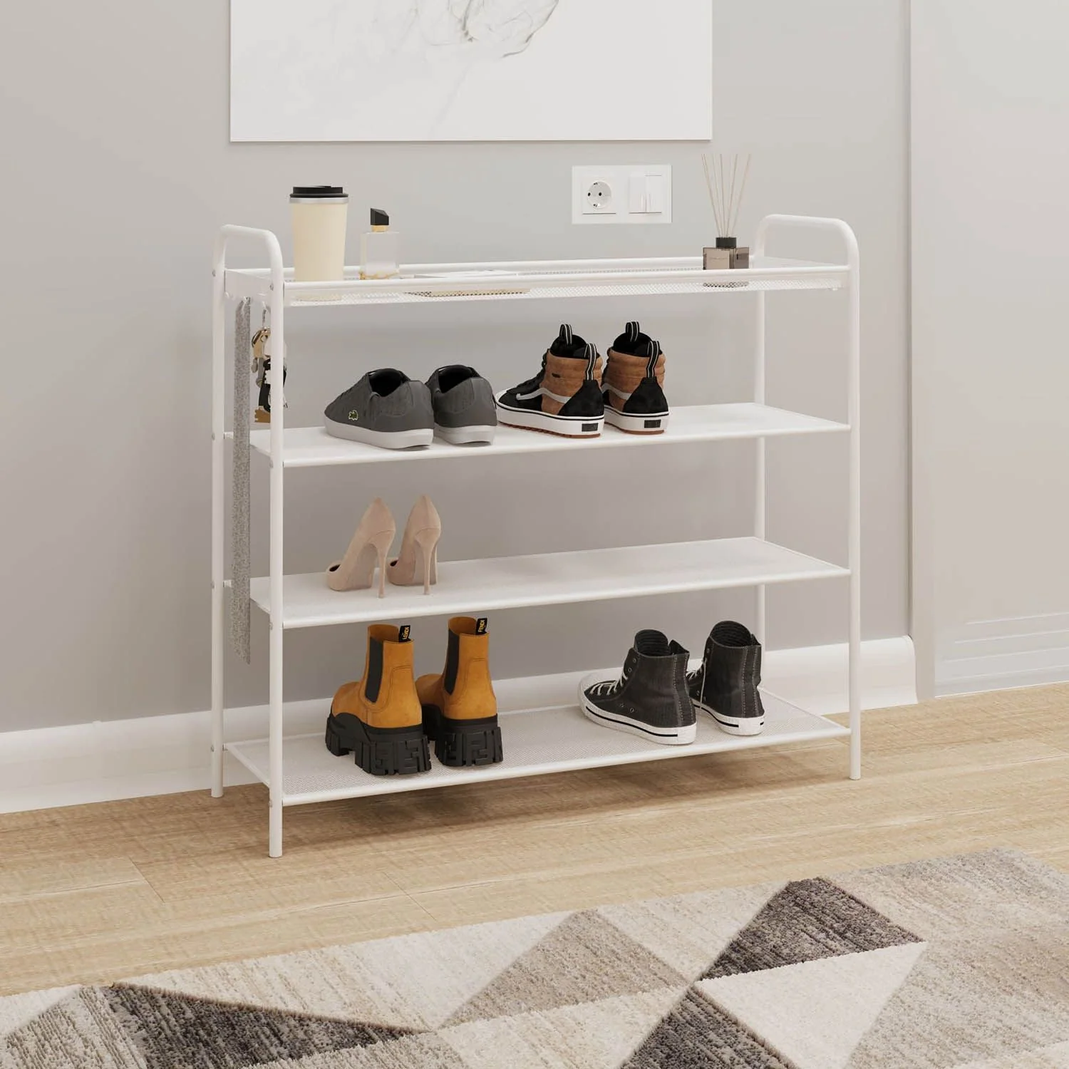 Подставка для обуви Верона 34 Белый