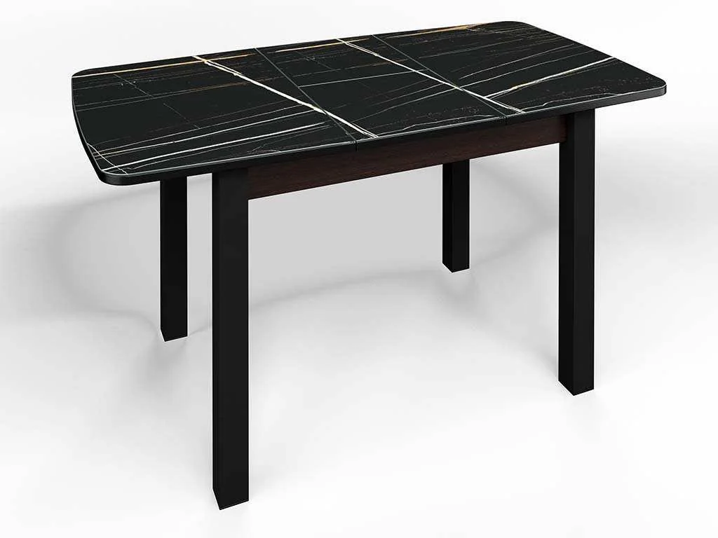 Стол СМ-3 Флорида ноги окрас квадратный венге/черный
