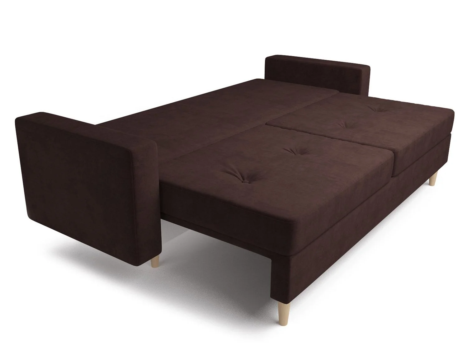 Диван Белфаст велюр шоколадный / НВ-178/16