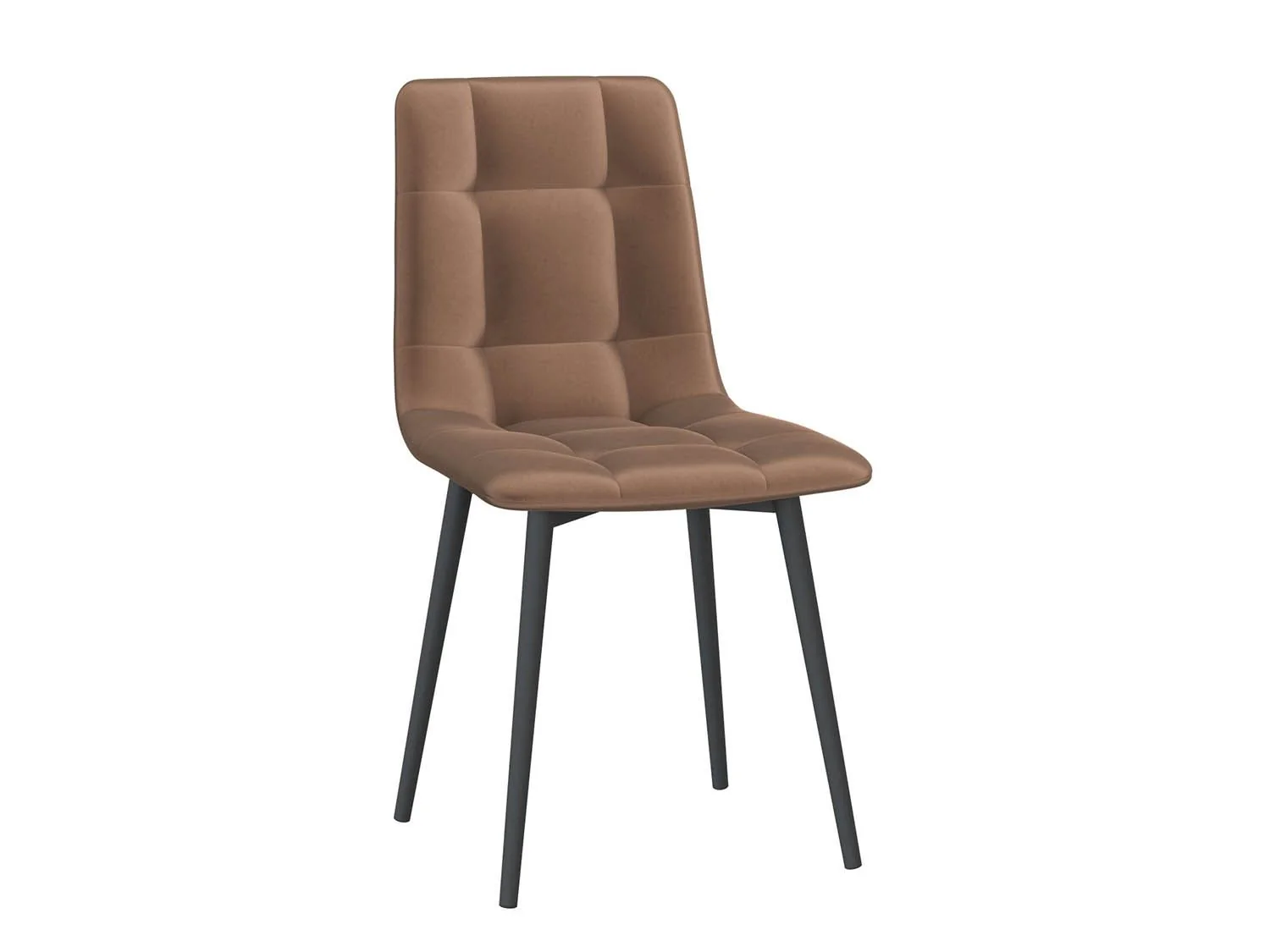 Белла К стул велюр тенерифе корица / черный