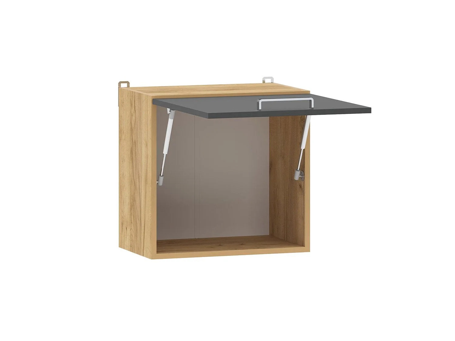 Борги 100.39 шкаф навесной (500) Дуб Крафт золотой / Антрацит