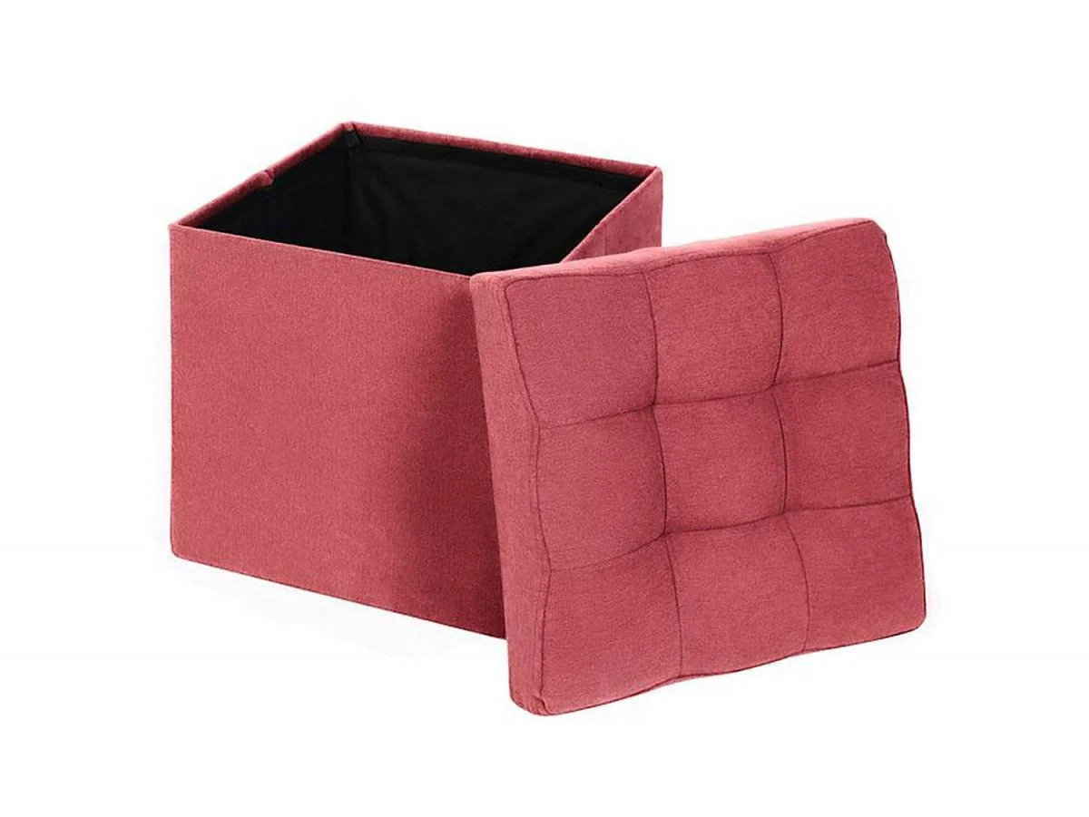 Пуф складной велюр Коралловый