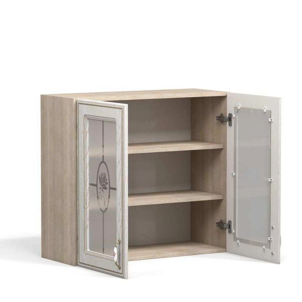 Анжелика шкаф навесной ШКН 800 В/ясень патина В 720