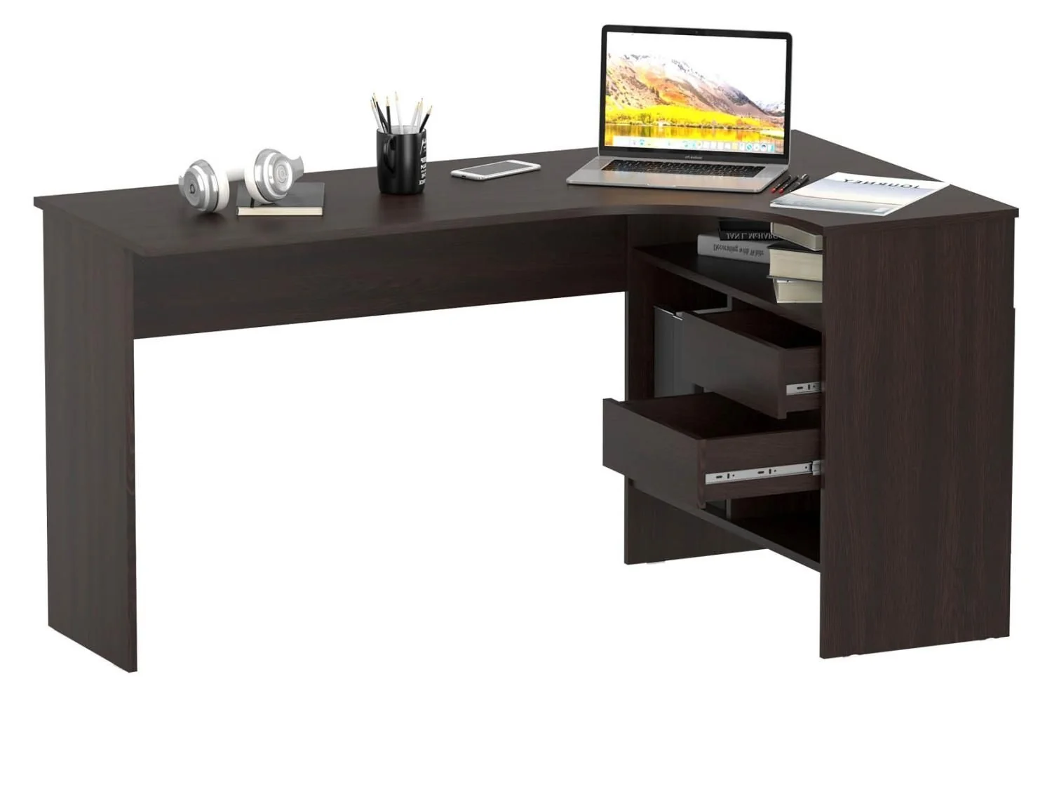 Письменный Стол СПМ-25 Правый Венге