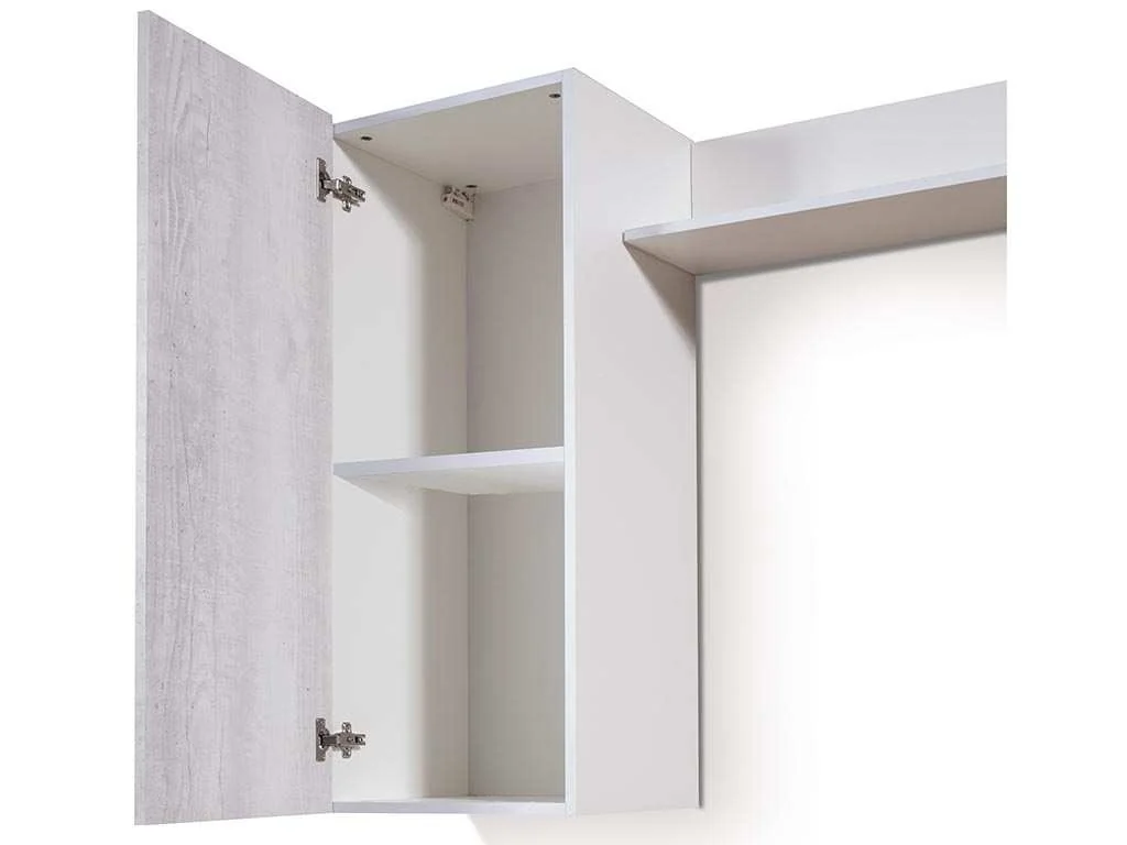 Стенка Прага-3 таксония/диамант серый