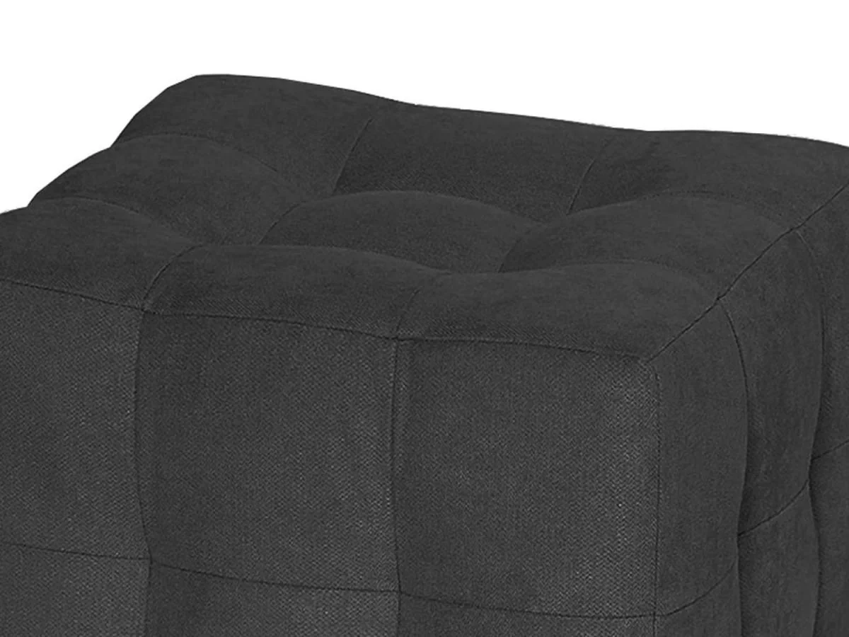 Пуф Лотос Графит велюр