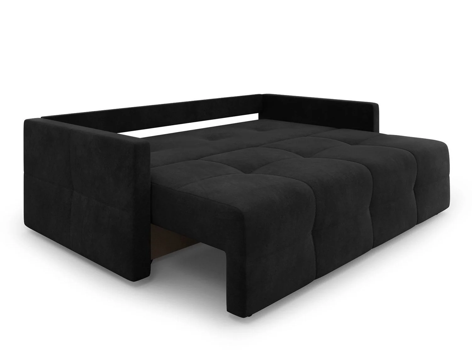 Диван Марсель №2 велюр черный / НВ-178/17