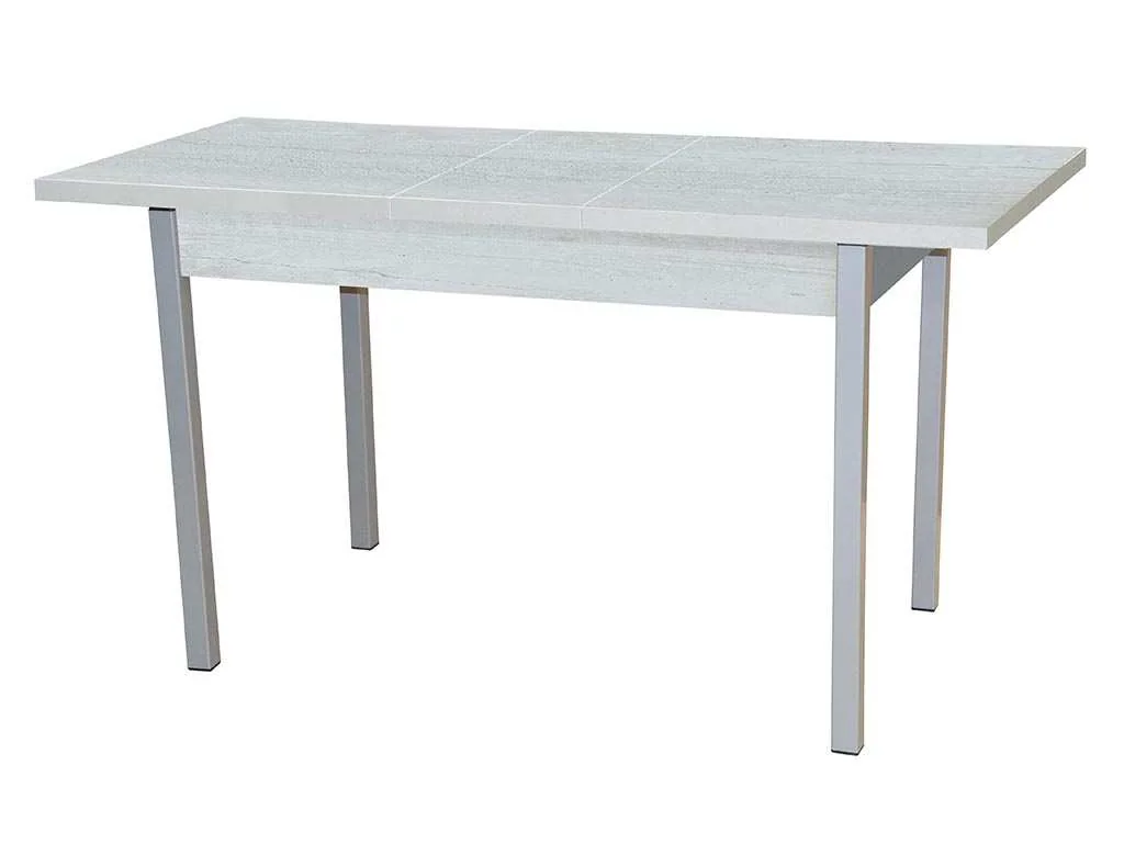 Колорадо стол обеденный раздвижной / бетон белый/металлик