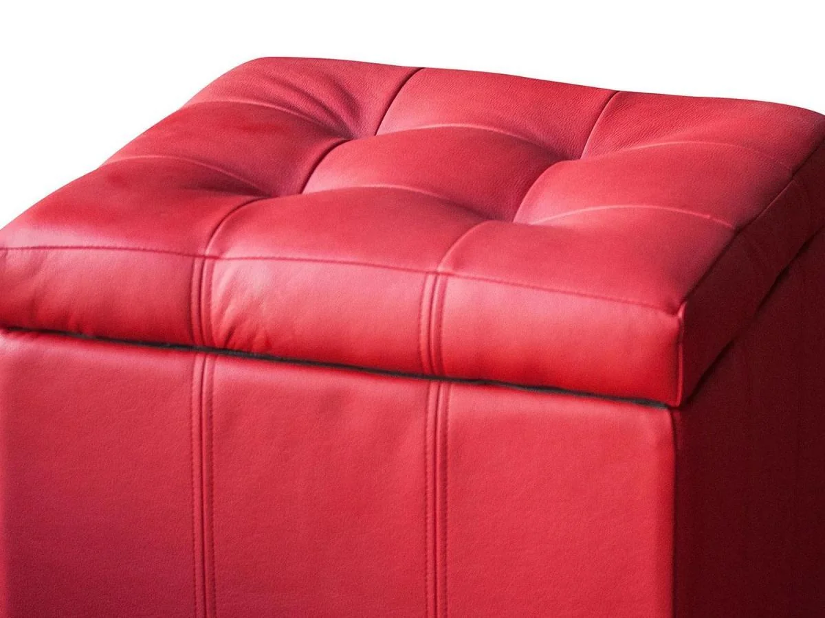 Банкетка Модерна Красный экокожа