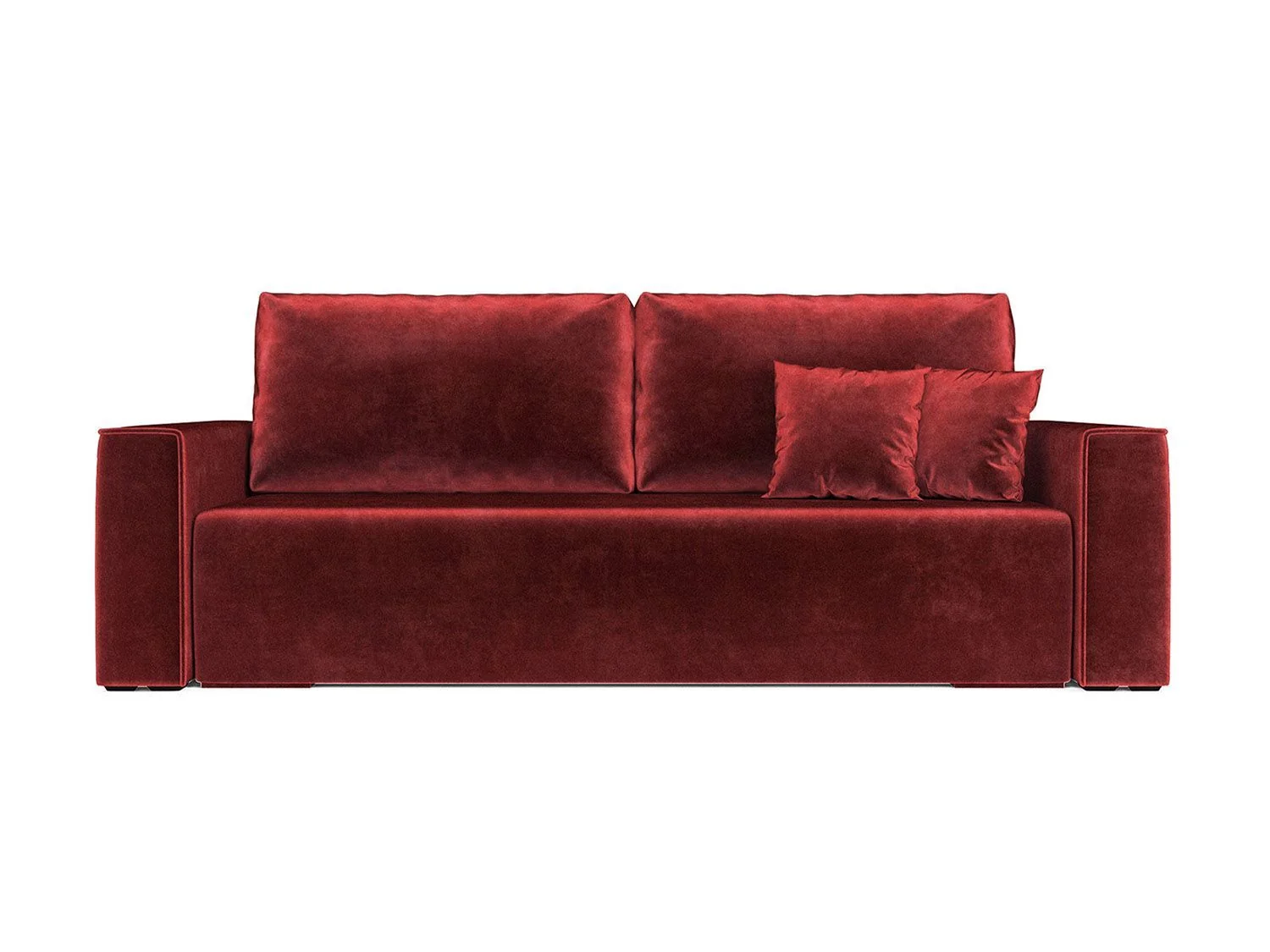 Диван Манхэттен бархат красный  STAR VELVET 3 DARK RED