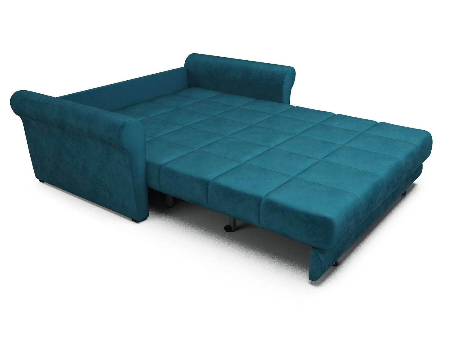 Диван Гранд бархат сине-зеленый Star Velvet 43 Black green