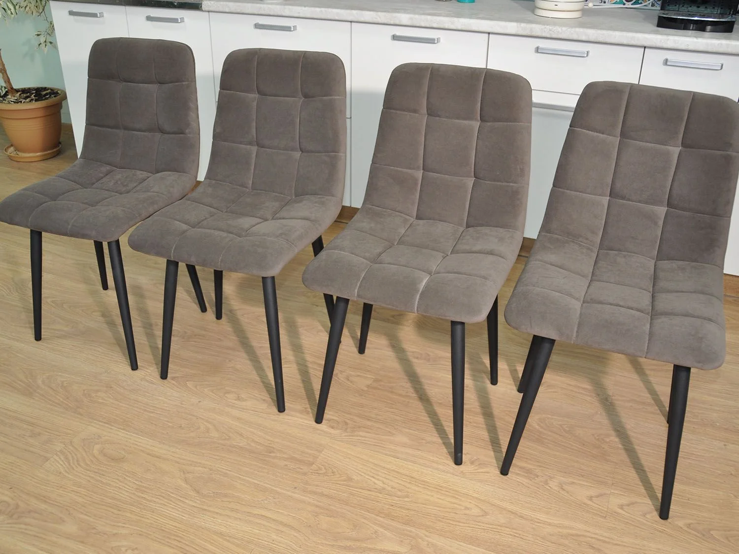 Обеденная группа Колорадо / Стул Х 4 шт. / Дуб Сонома/черный / бид 08