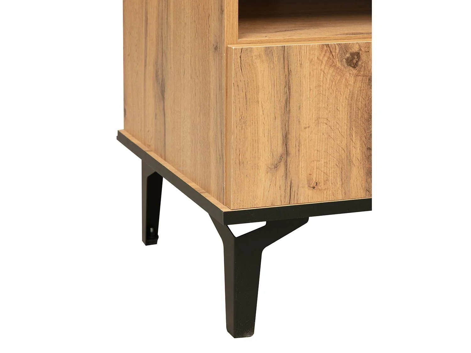 Комод Либерти 51.05 (опора h150) Дуб Вотан/Черный