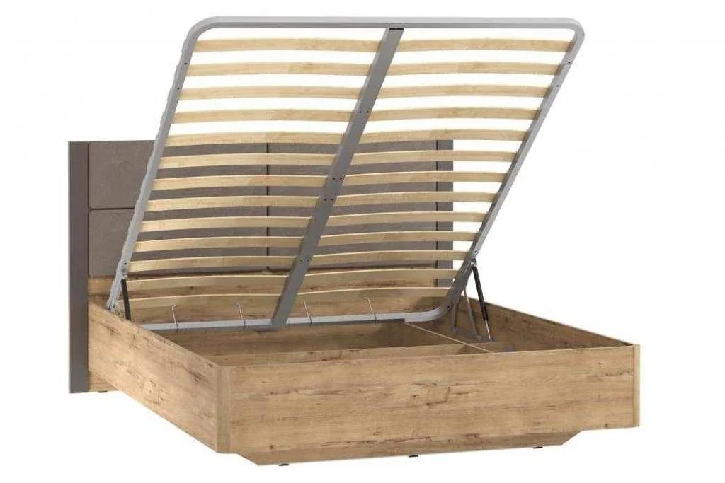 НМ 040.52 Кровать Livorno /дуб бунратти / софт графит