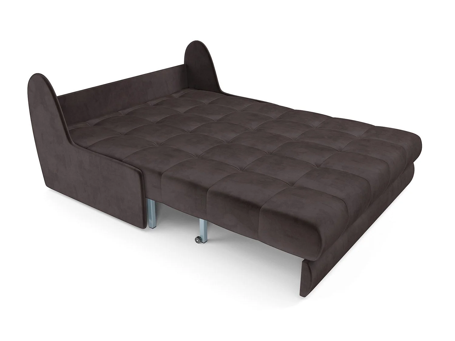 Диван Аккордеон Барон №2 бархат шоколадный  STAR VELVET 60 COFEE