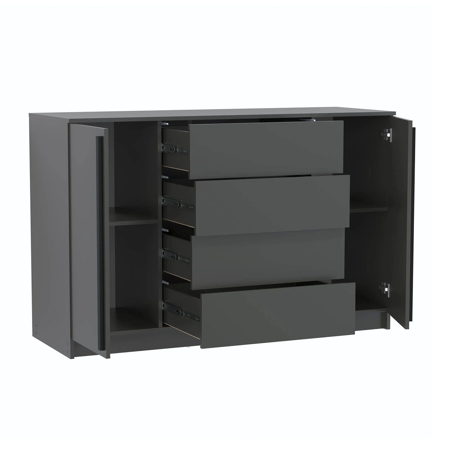 Брандо комод 67.11 ЛДСП Диамант серый