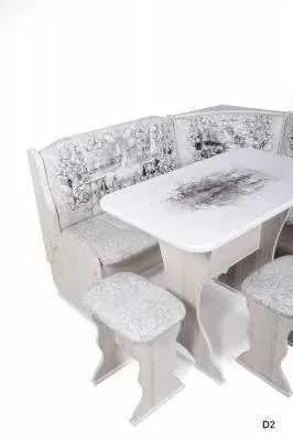 Кухонный набор Орхидея Автор с фотопечатью D2 бодега светлый