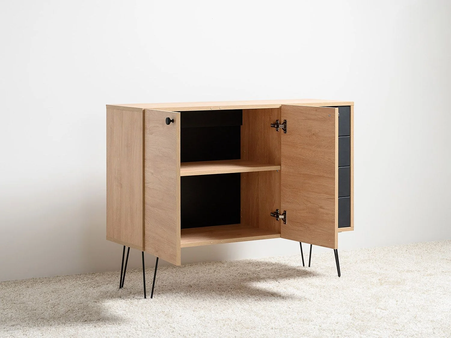 Брюс комод 16.233 Battle rock FSC Santiago / Черный