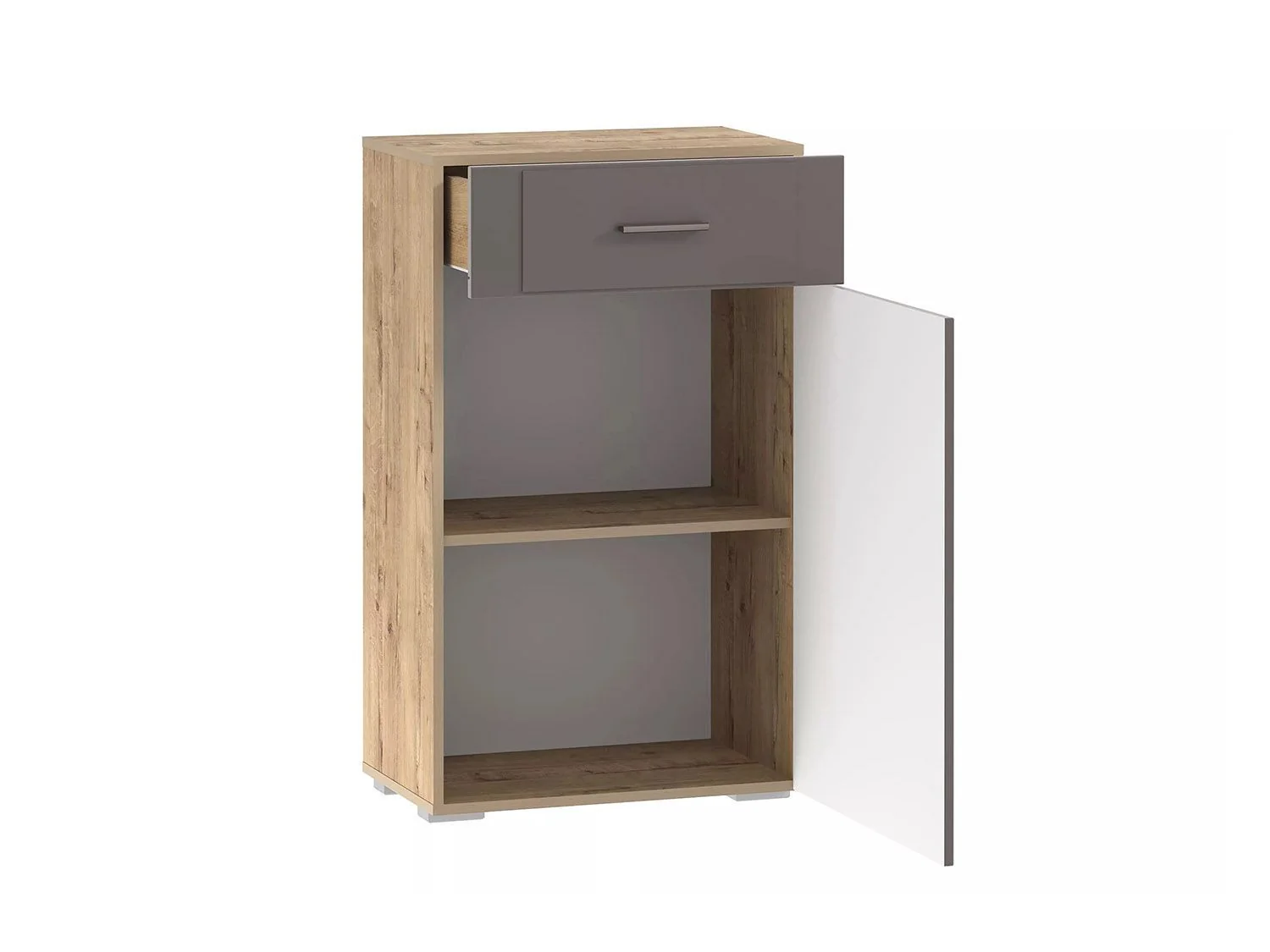 Прихожая Livorno 2 дуб бунратти / софт графит