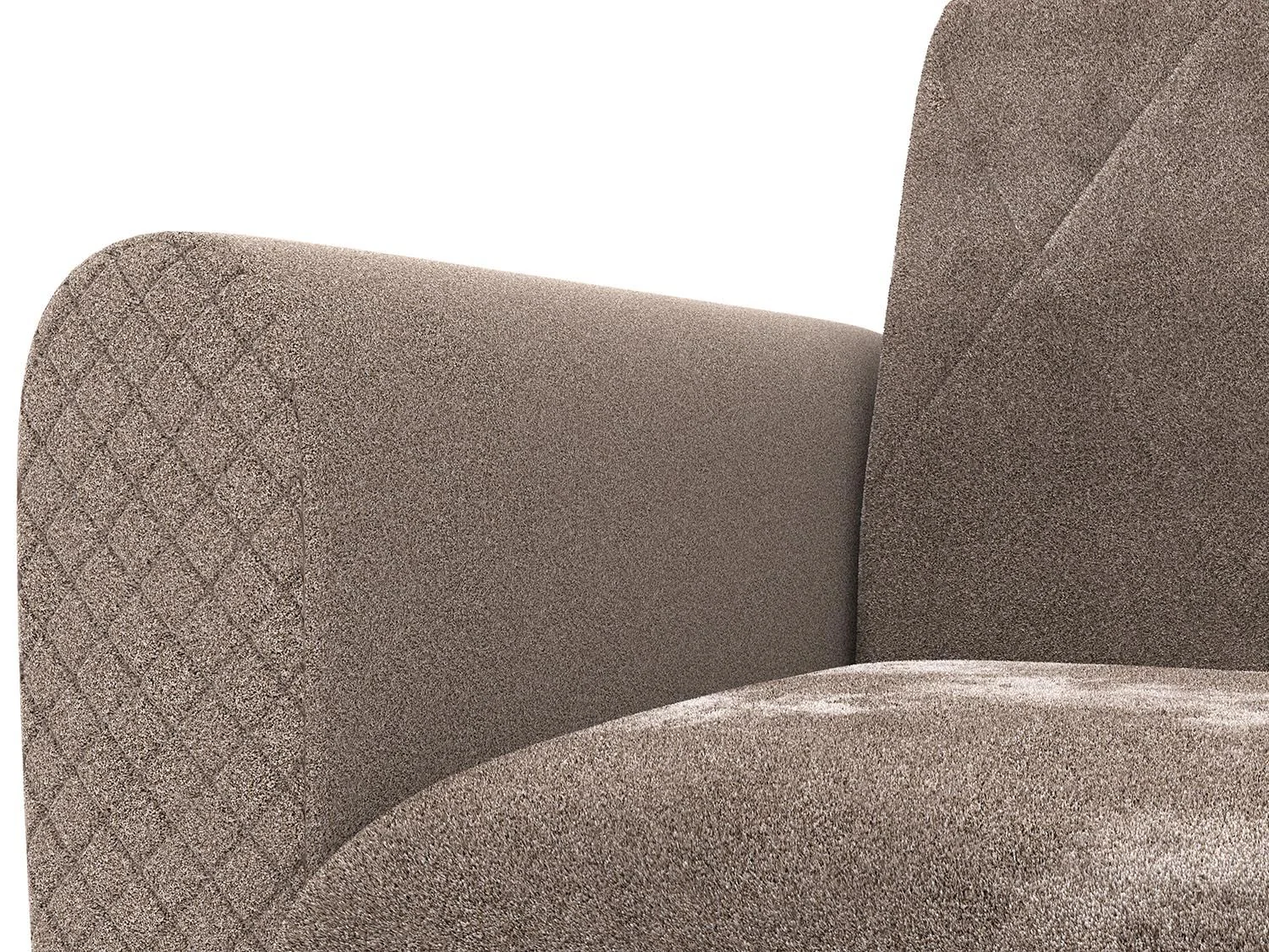 Эдвин А кресло-кровать / велюр джоя 014 кофе