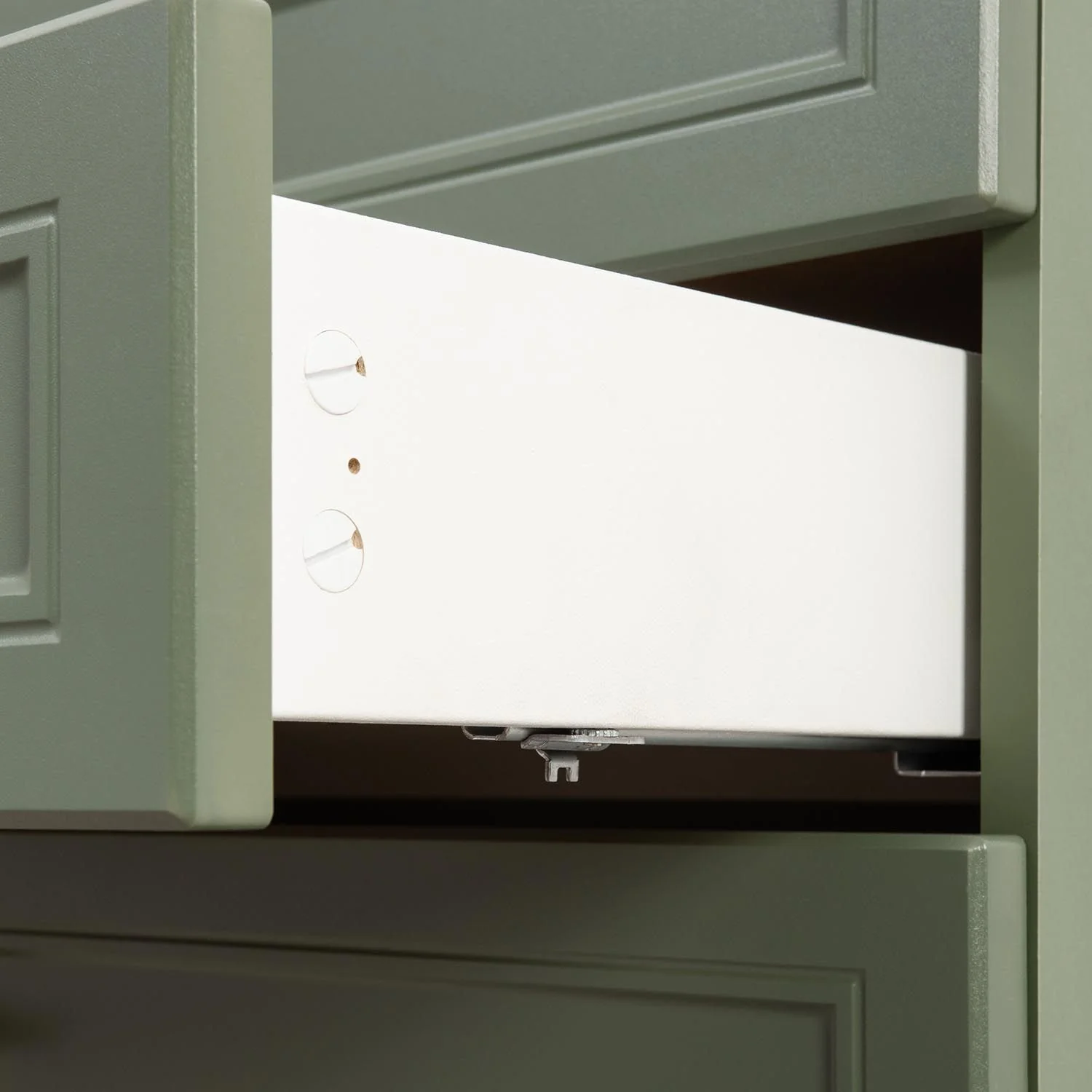 Марион комод 16.249 Дымчатый зеленый / Олива шагрень