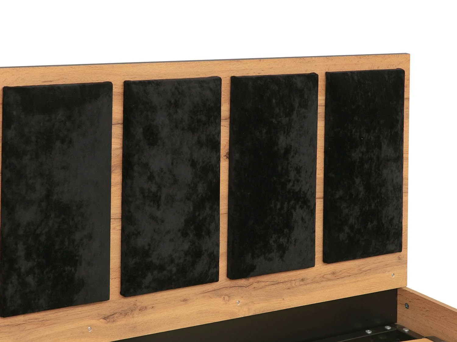 Спальня Либерти (опора h20) Дуб вотан/Черный