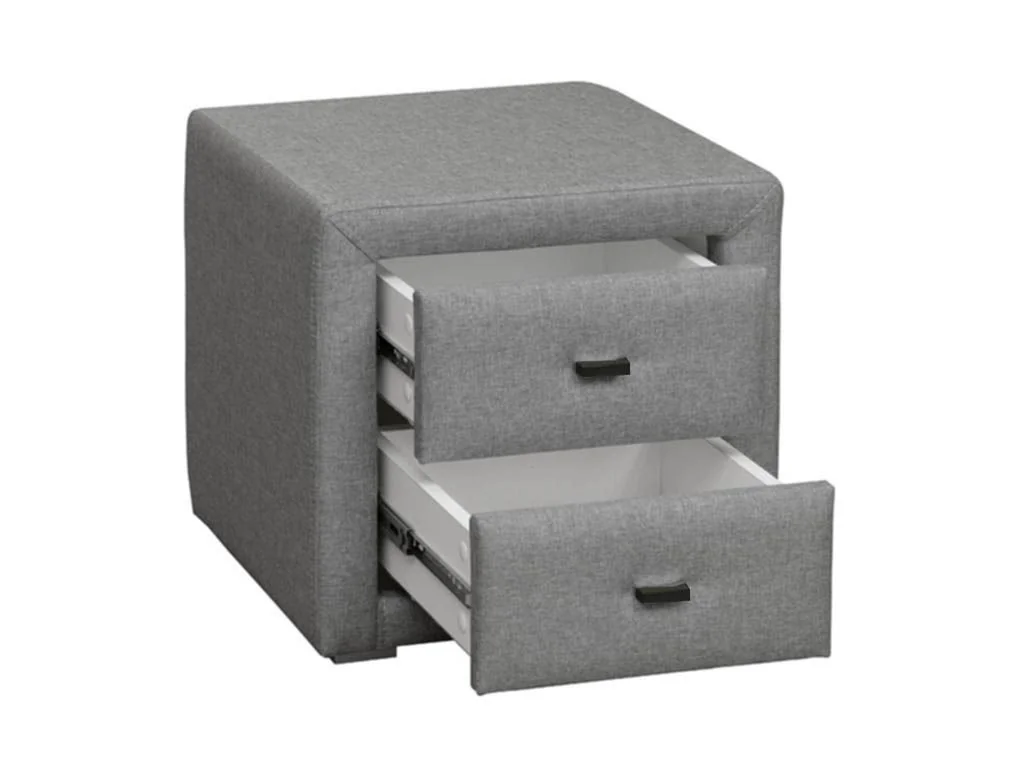 06.34-01 тумба прикроватная Гамма велюр грей