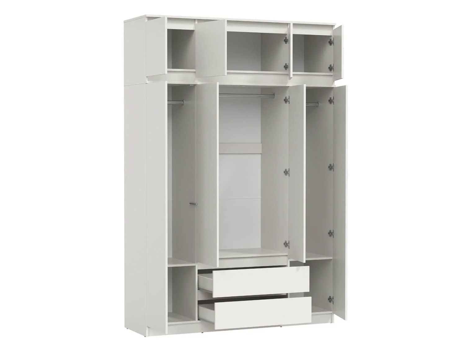 82.01 шкаф + 82.04 тумба Берген Белый