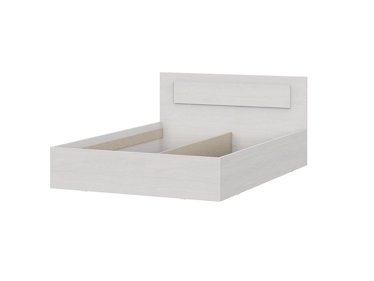 МСП 1 Кровать двойная универсальная 1,6 настил ДСП / Ясень светлый