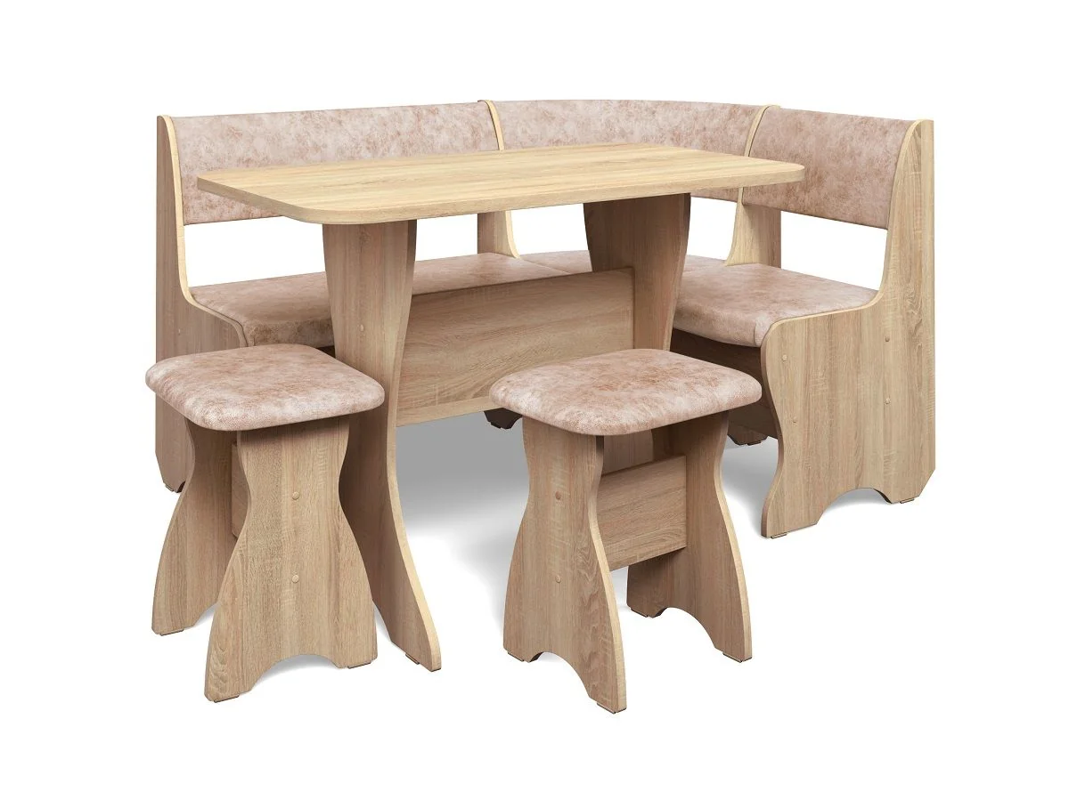 Кухонный набор Тюльпан дуб сонома/велюр латте