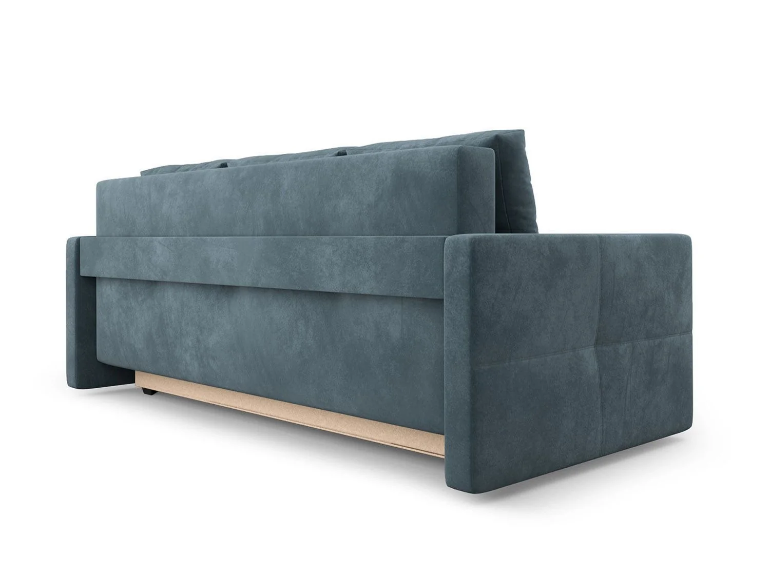 Диван Марсель №2 велюр серо-синий / НВ-178/26