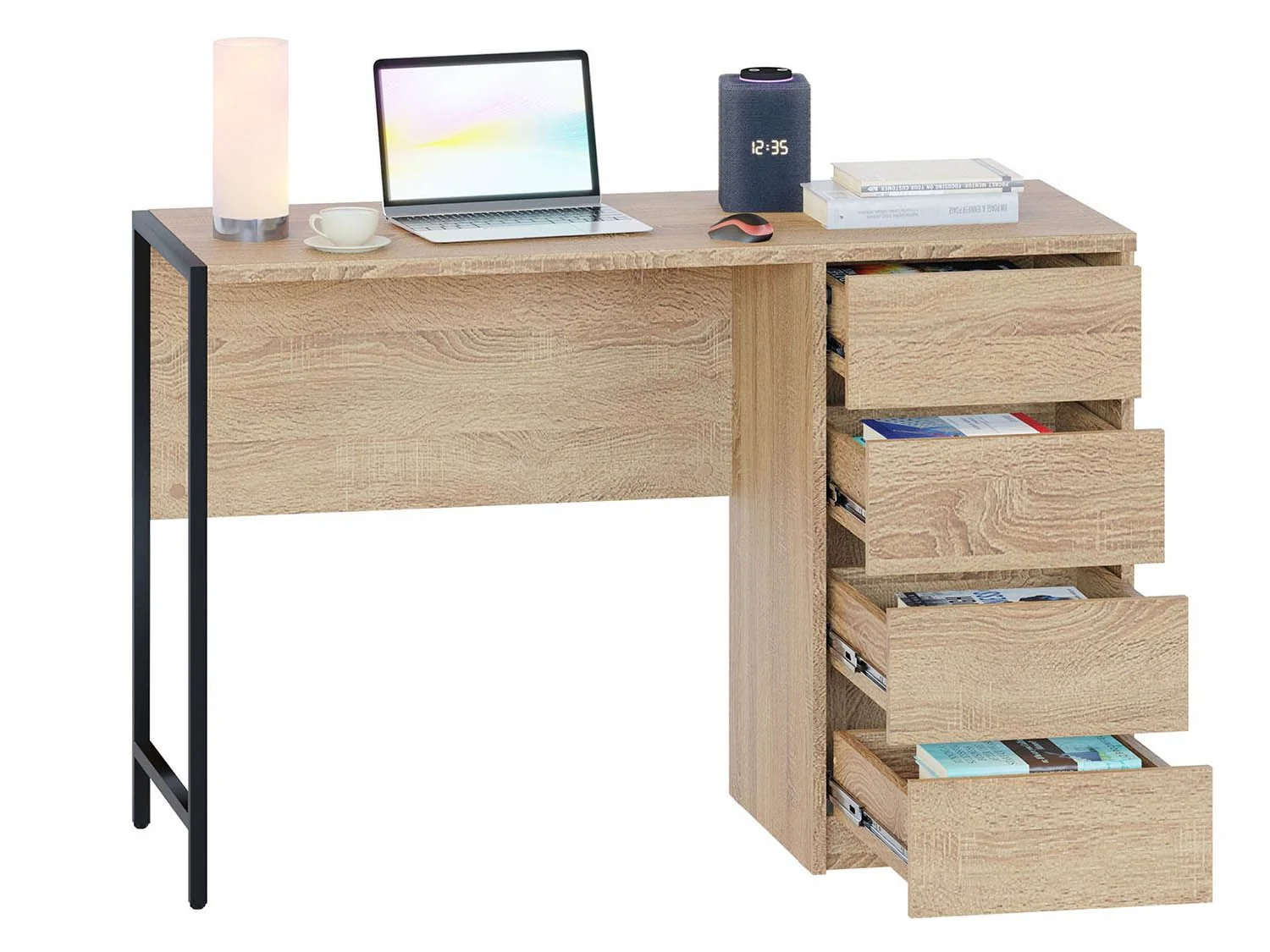 СПМ-405 Стол письменный Дуб Сонома