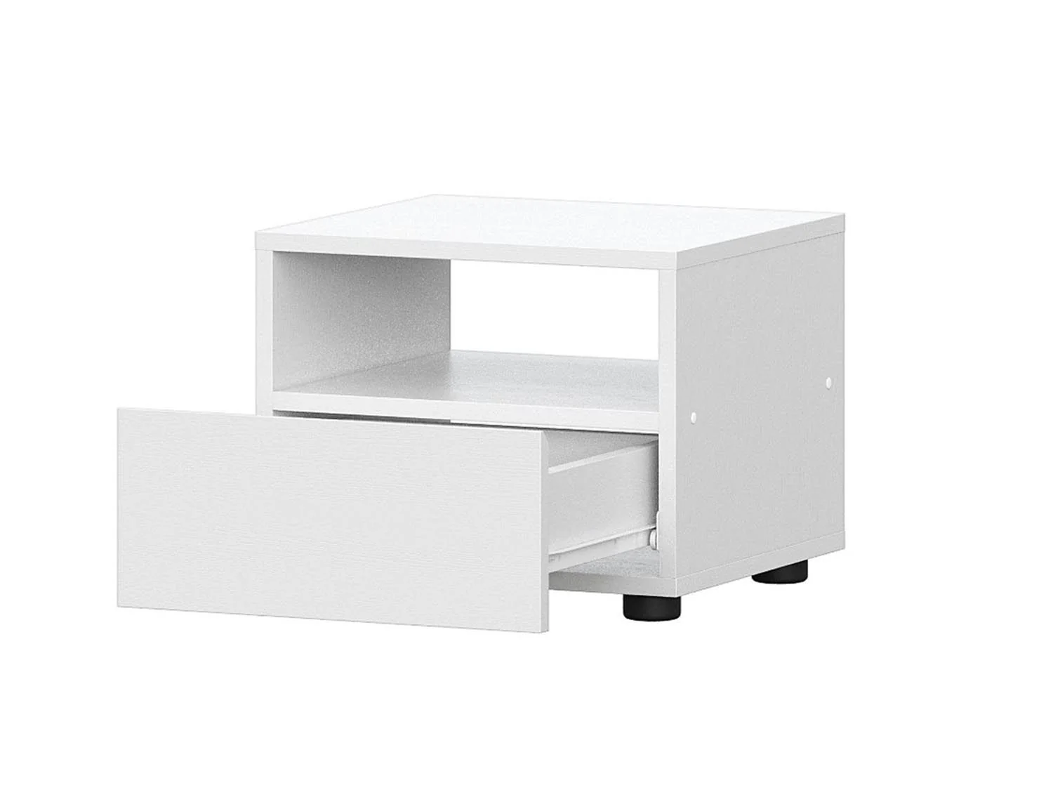 Токио тумба прикроватная / Белый текстурный