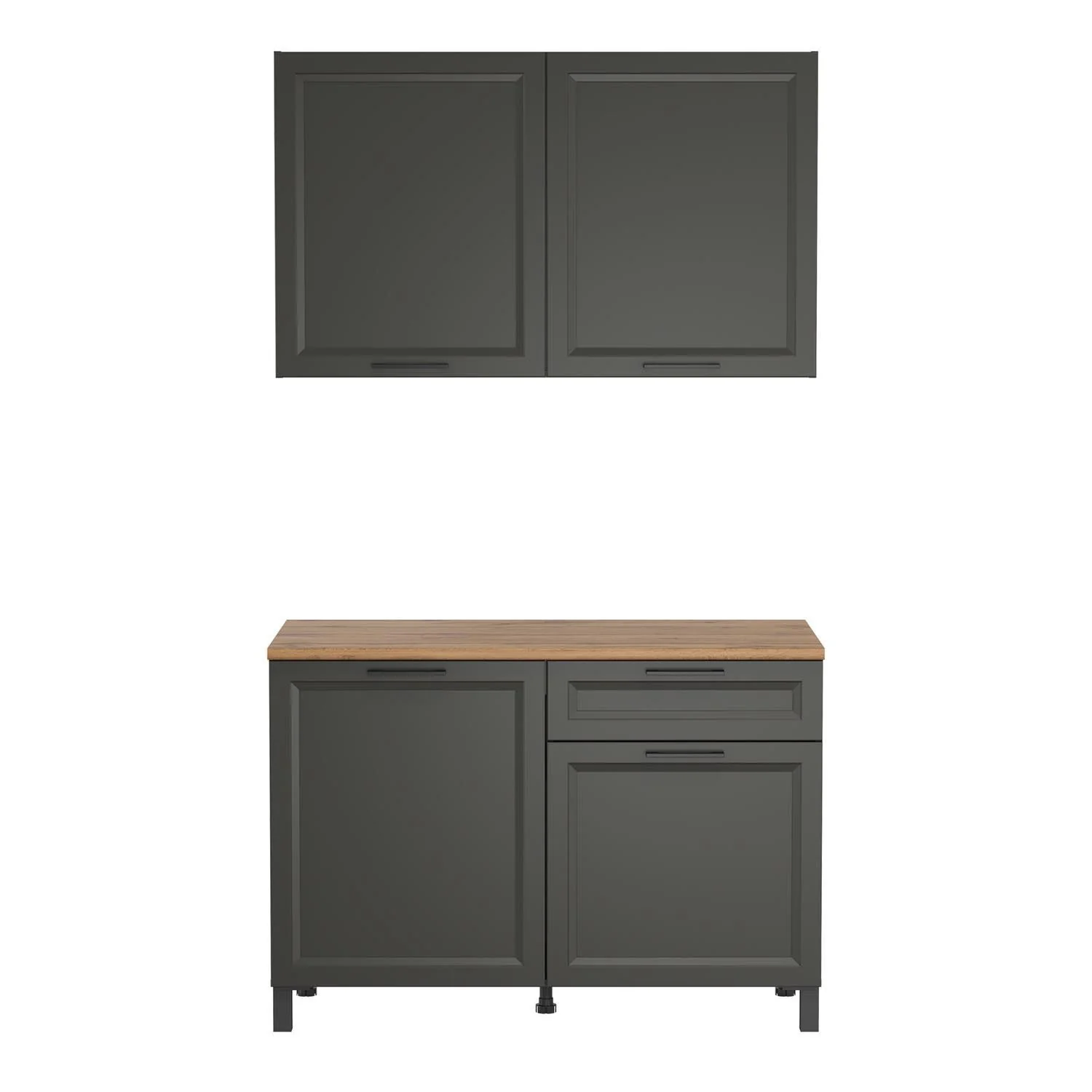 Кухня Римини 1200 диамант серый