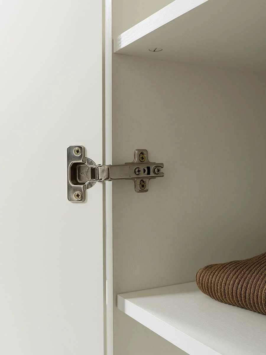 Ливерпуль Шкаф для одежды 13.124.02 Белый/Ясень ваниль